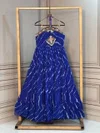 Ka 1270 Faux Georgette Laheriya Print Work Navratri Gown Collections